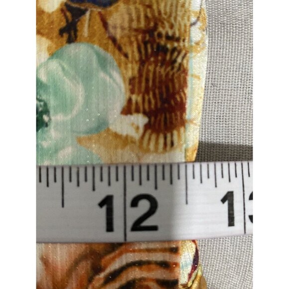 Vintage Retro Flower Pattern Women’s Fit Flare Dress Short Size XS  24” Waist - Picture 4 of 8